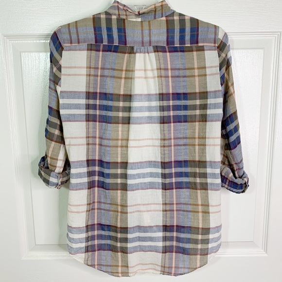 Zara Woman Plaid Crossover Top - Picture 3 of 10